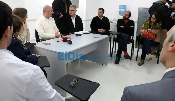 De la Rosa confirmó que en un año el Hospital estará terminado 