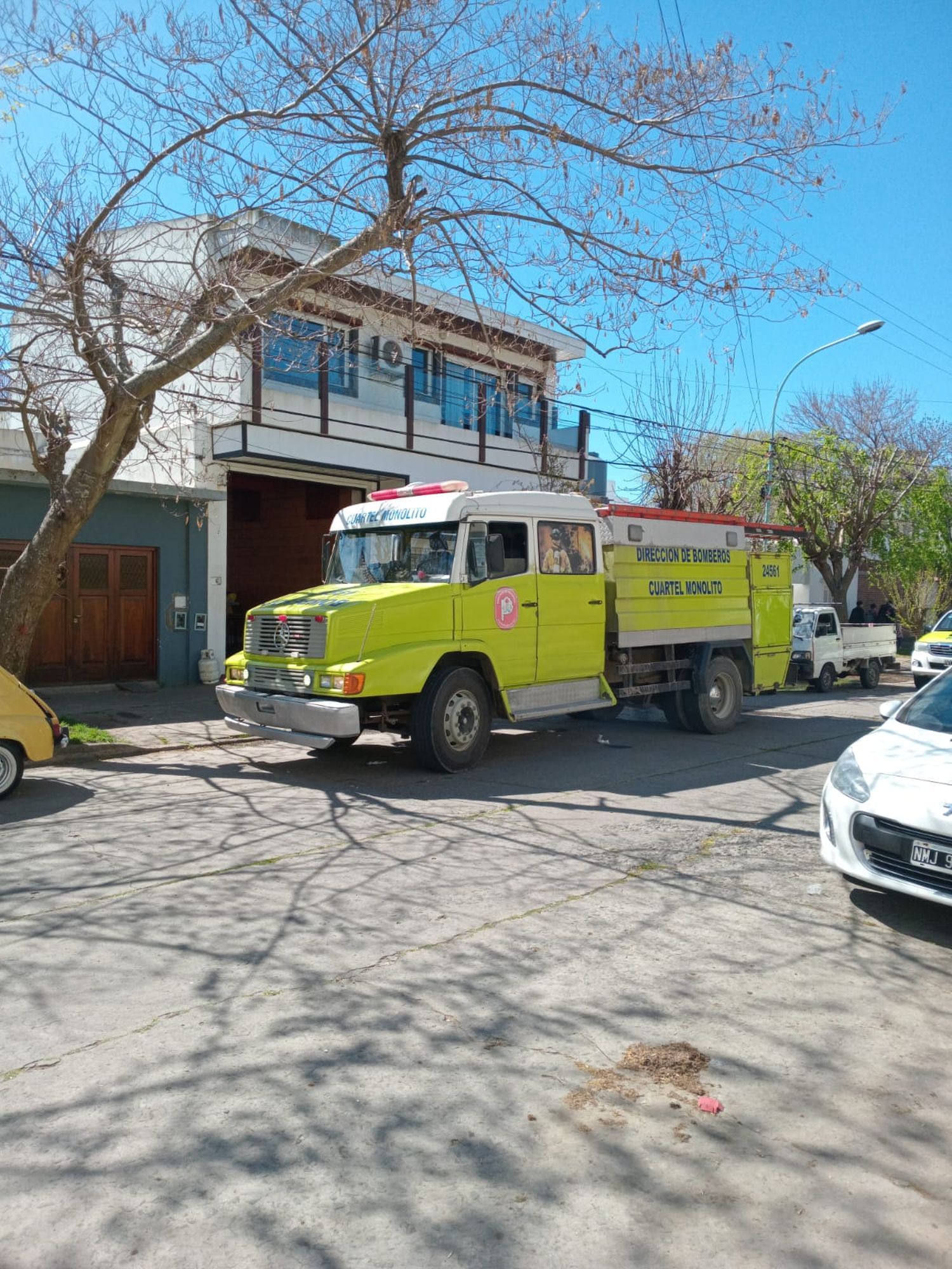 Un hombre se quemó el rostro al incendiarse un taller