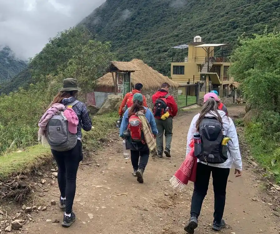 Camino de bajada hacia Collcapampa-