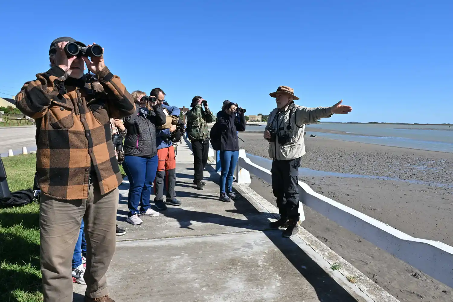 La cita fue en Balneario Parque Mar Chiquita con base en el Centro de Atención al Visitante (CAV)
