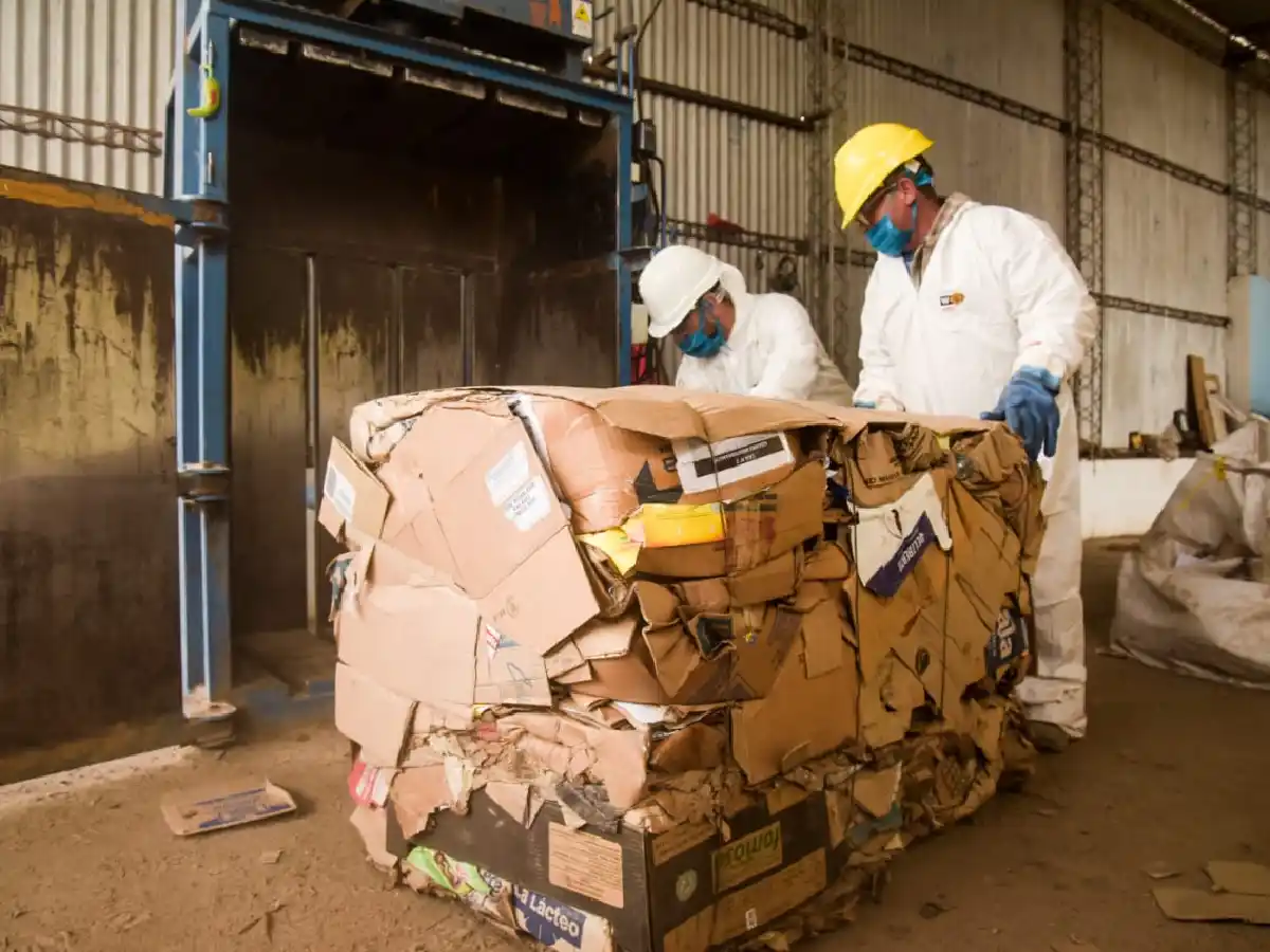 En Arroyito, la cooperativa  ya separó 160 toneladas  de materiales para reciclar
