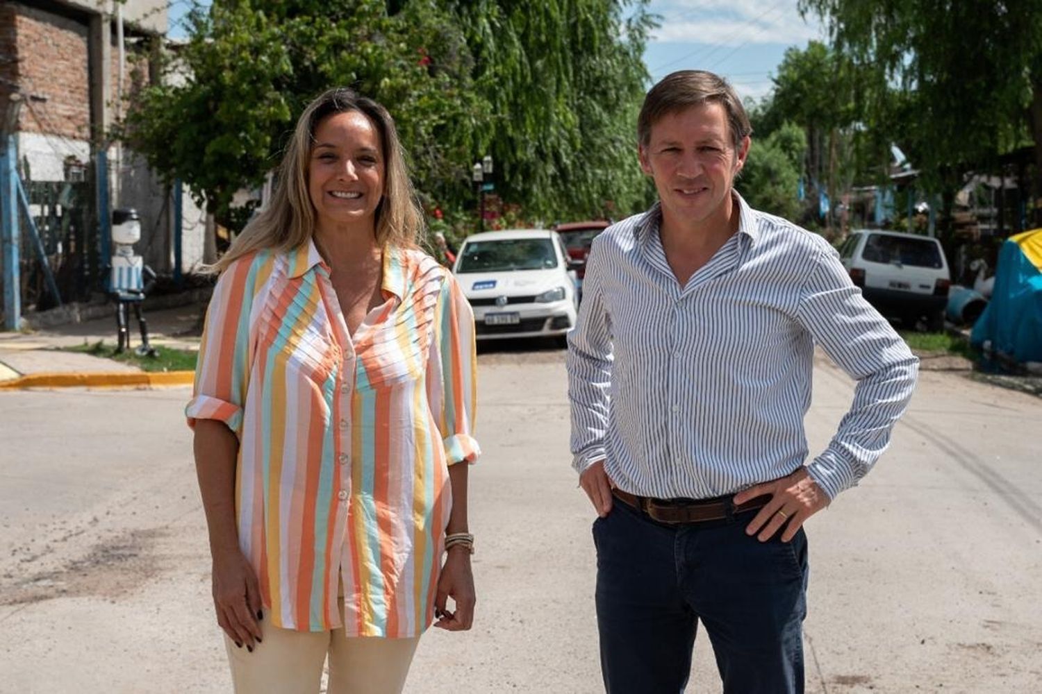 San Miguel: Malena Galmarini y Jaime Méndez habilitaron una nueva red de agua para 2 mil vecinos