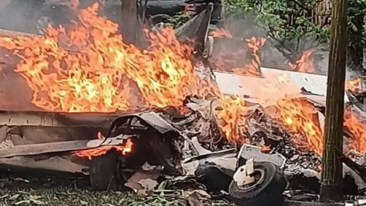 ESTREPITOSO ACCIDENTE AÉREO deja 5 muertos en Brasil: una avioneta cayó en una zona residencial