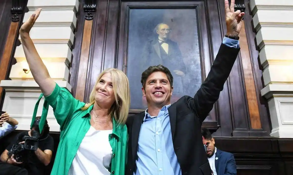 Kicillof y Magario hicieron un balance del año en la Provincia.