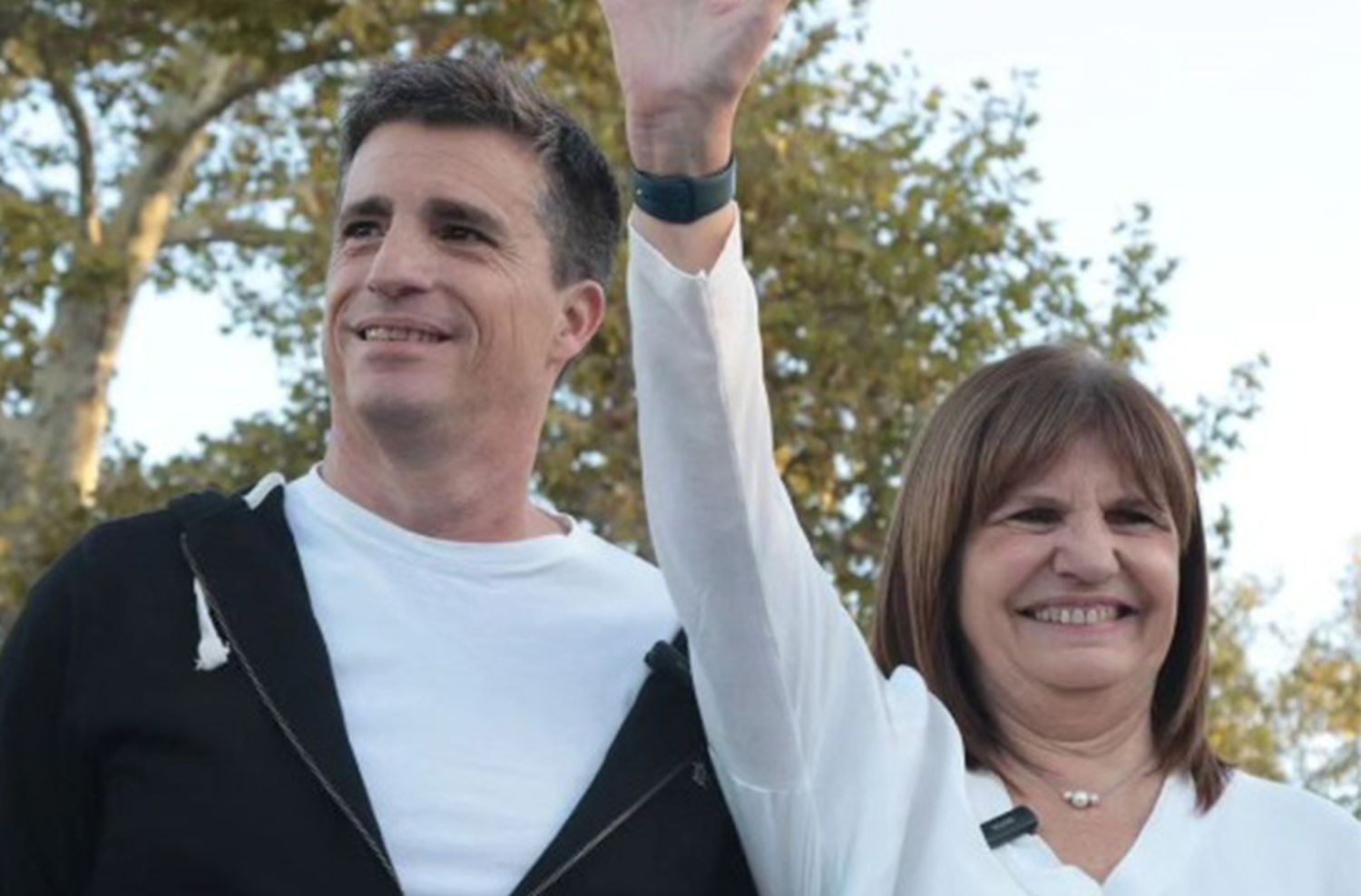 Juan Pablo Allan y Patricia Bullrich