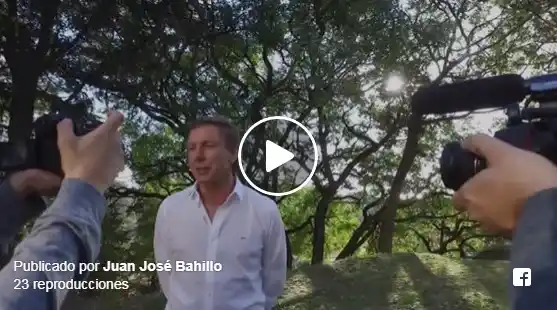 Con un video, Bahillo presentó su candidatura a diputado nacional