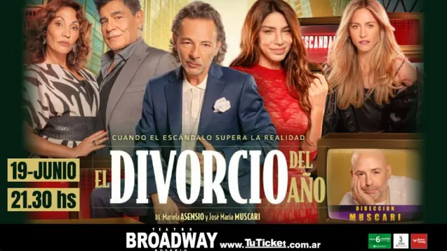 José María Muscari presenta en Rosario "El divorcio del año"
