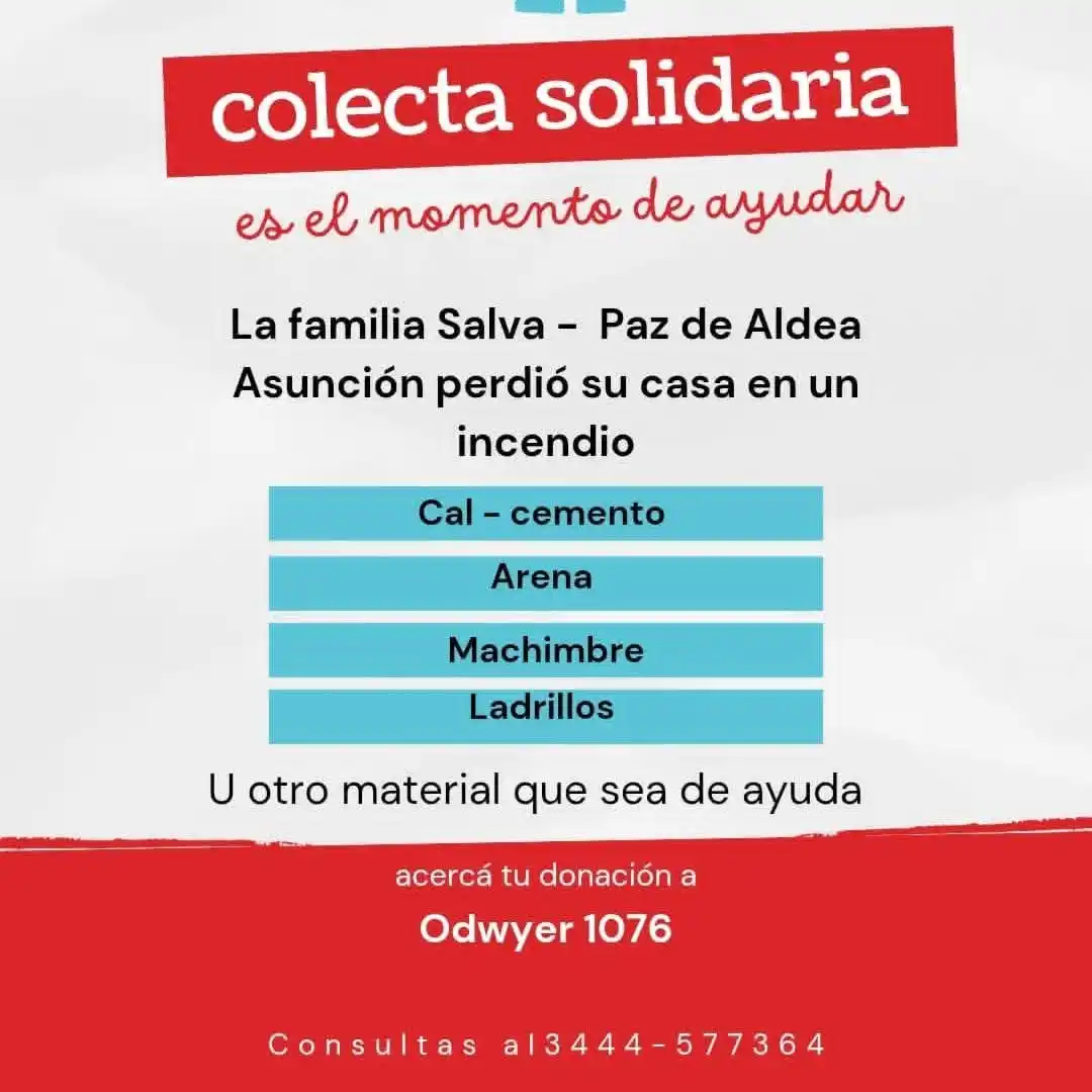 Aldea Asunción - Incendio