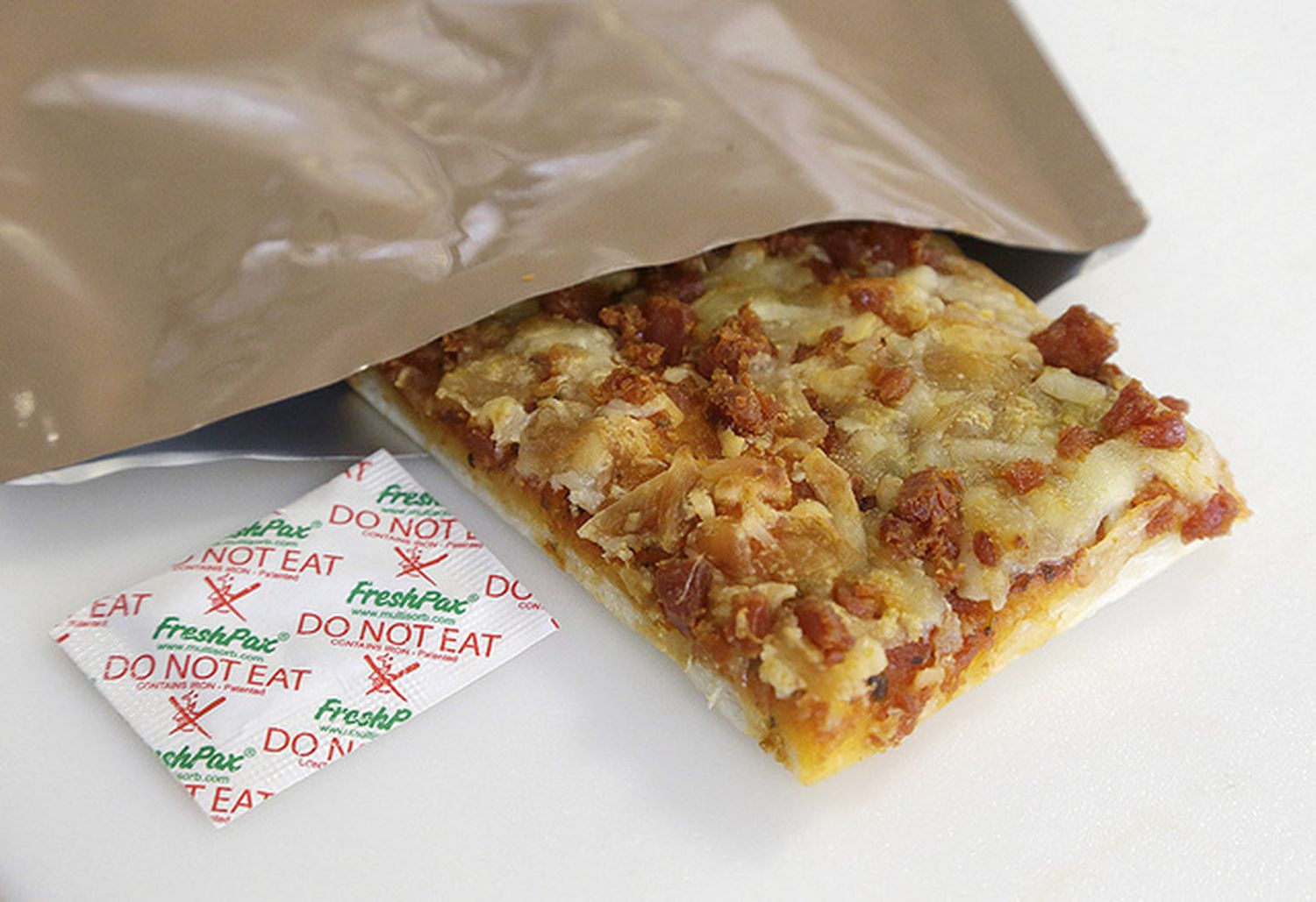 El ejército estadounidense crea una pizza comestible durante años