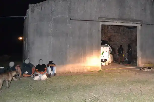 El robo de la hormigonera: Indagaron a los cuatro detenidos
