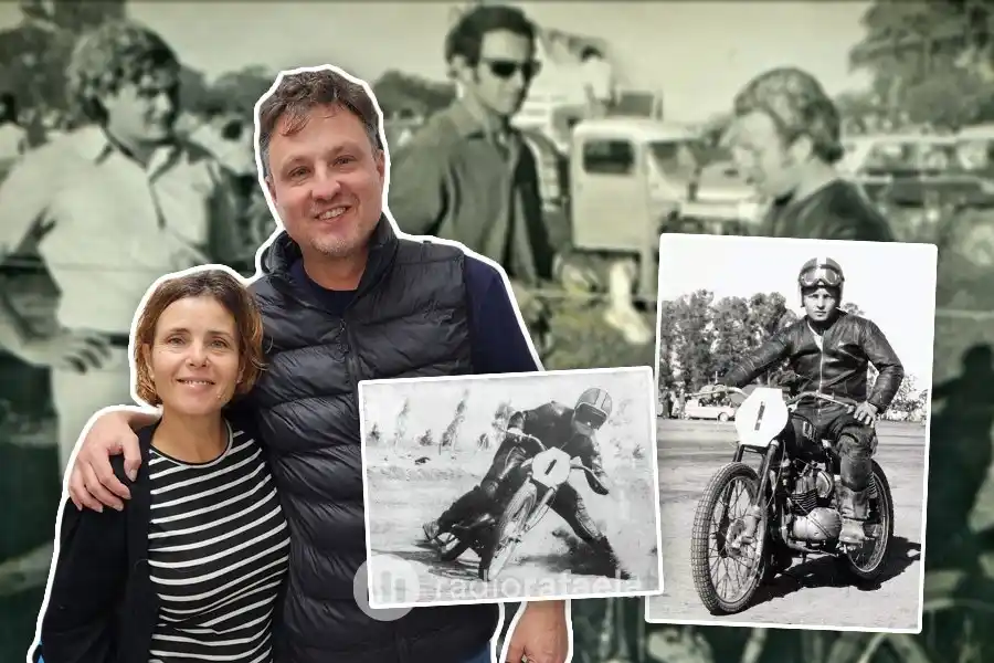 Emotivo homenaje a René Heidegger, la leyenda del motociclismo local “que ganó mil carreras”
