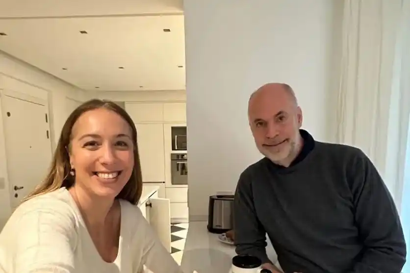 Después de bajar su candidatura, María Eugenia Vidal se reunió con Horacio Rodríguez Larreta