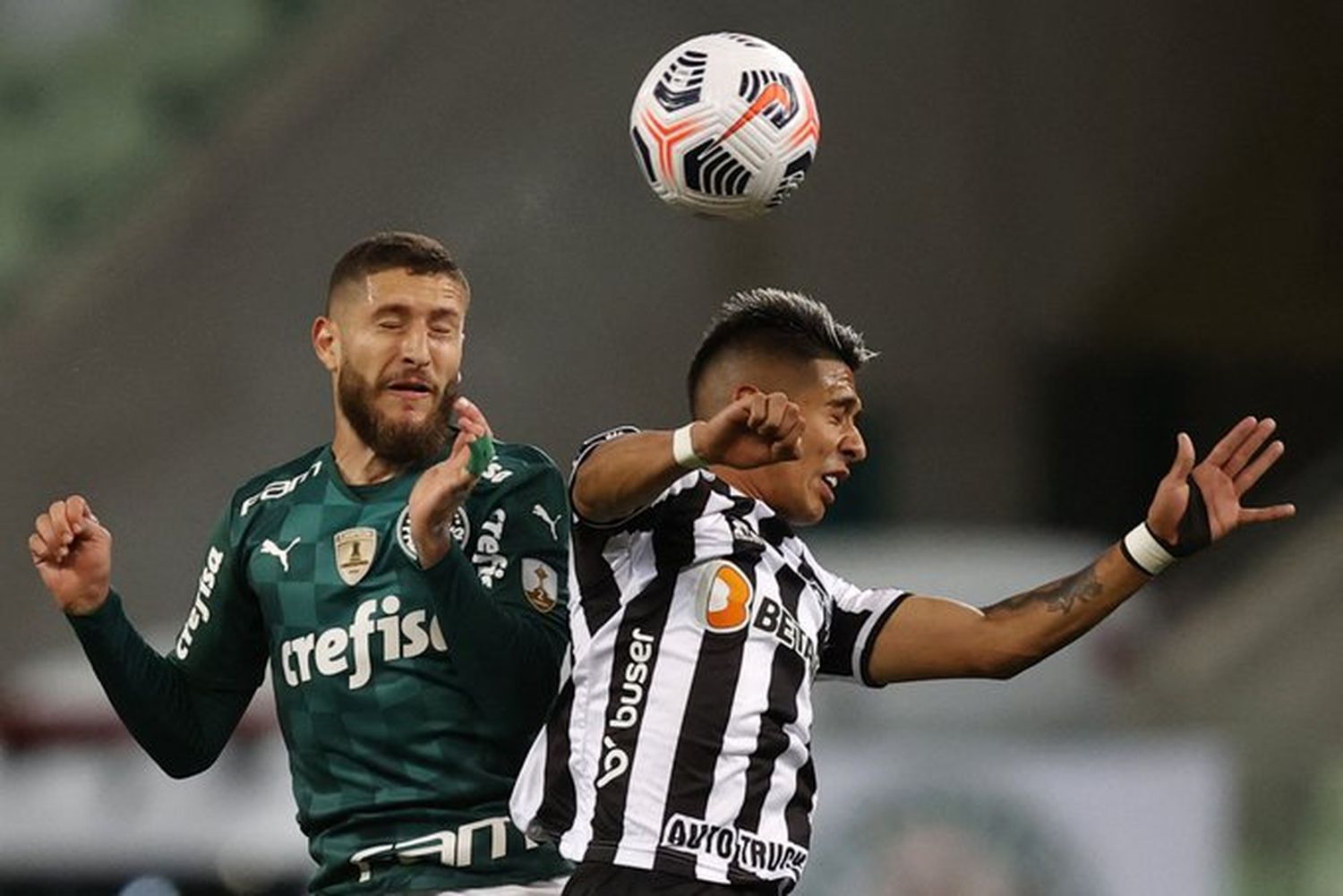 Zaracho fue titular en Atlético Mineiro.