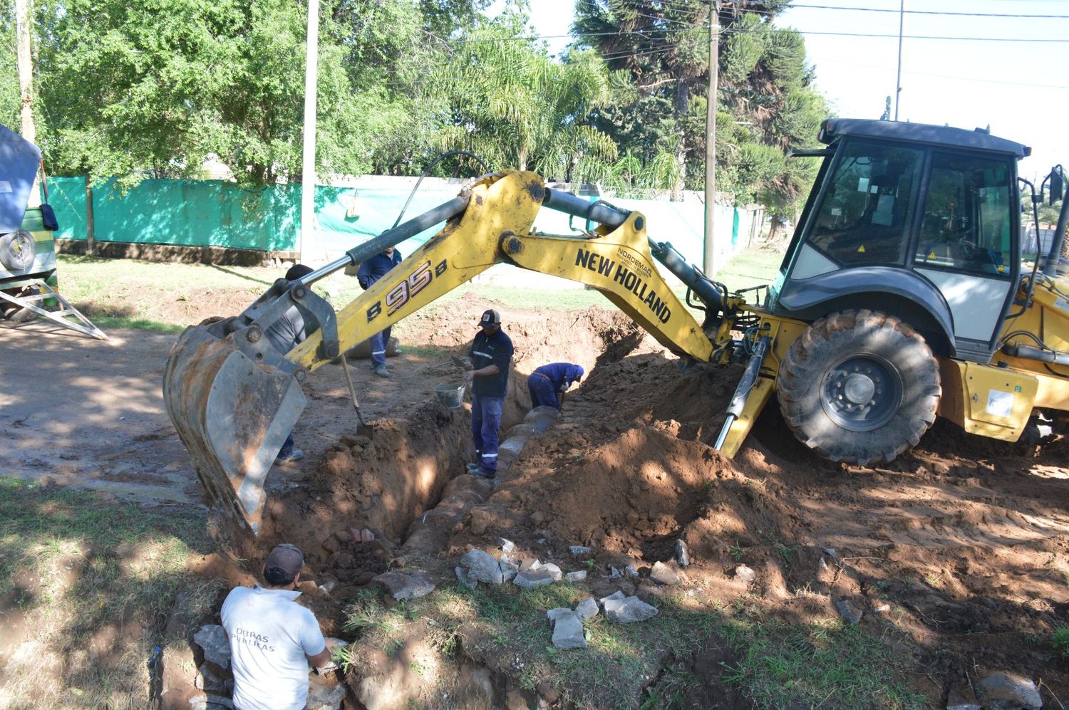 Fuerte intervención del Municipio en la zona sur.