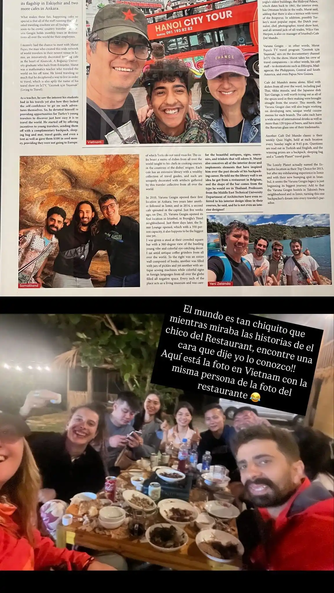 En Estambul se reencontró con la foto del viajero que conoció en Vietnam- (1)