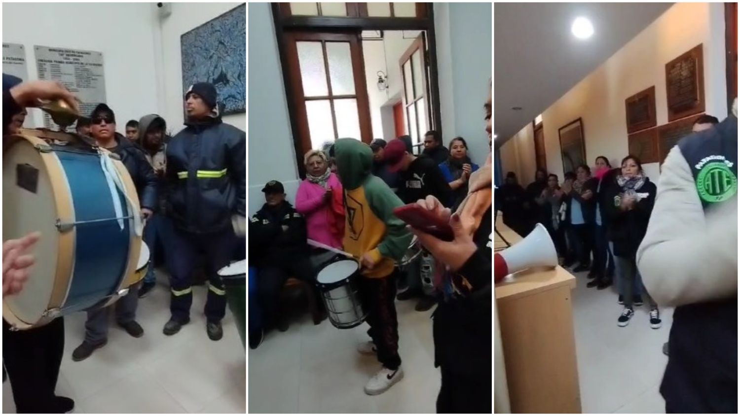 Los trabajadores ocuparon la Municipalidad.