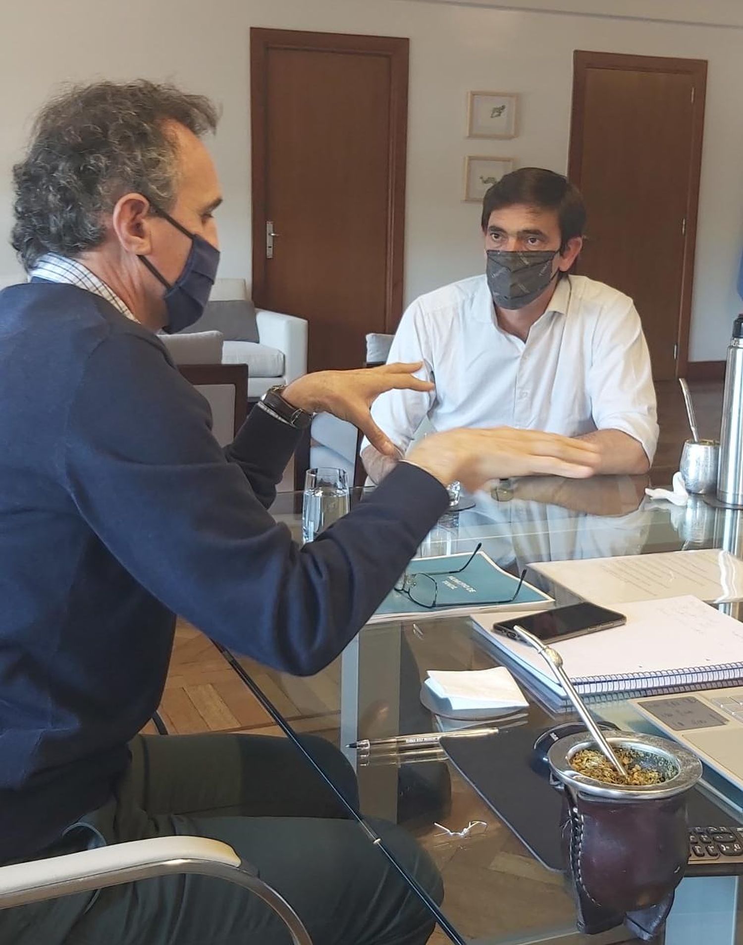 Tras una reunión en Nación, Iparraguirre confirmó obras de infraestructura por 57 millones de pesos