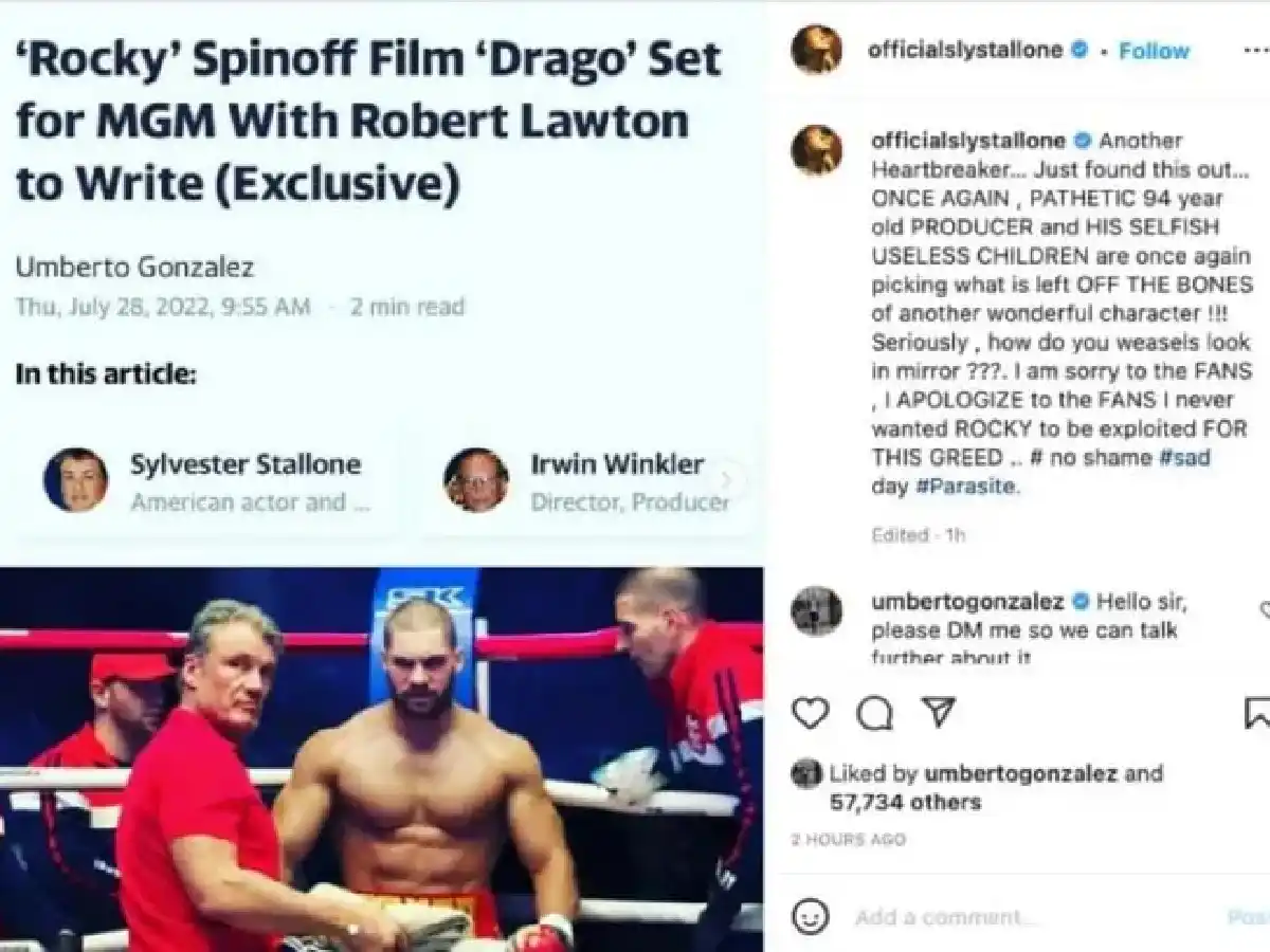 La película de Ivan Drago que tiene furioso a Sylvester Stallone