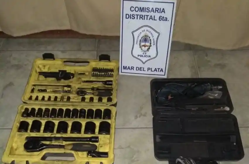 Aprehenden a joven acusado de robar herramientas y electrodomésticos