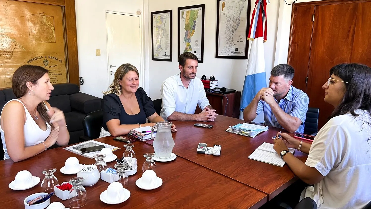 Avanzan las gestiones para la obra de desagüe de Barrio Prados en San Vicente