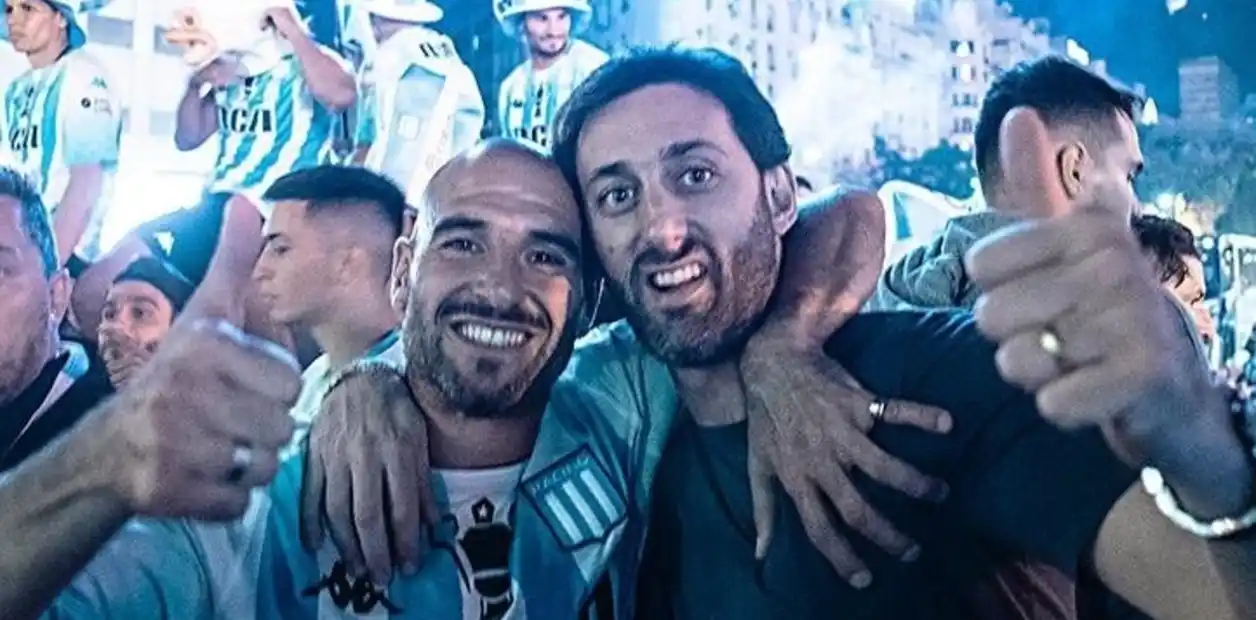 Diego Milito y Lisandro Lopez, emblemas de la Academia