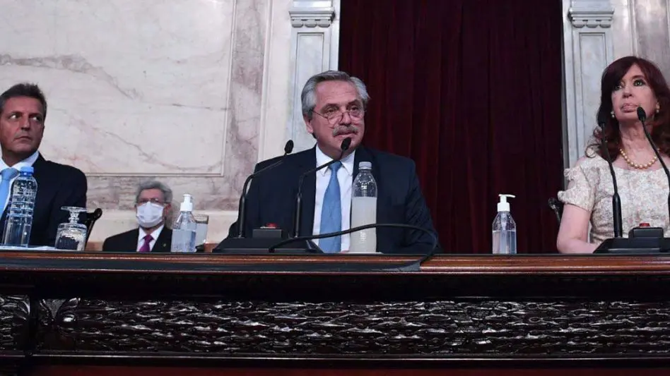Alberto hizo balance, cruzó a la oposición y lanzó la agenda pospandemia con leyes clave