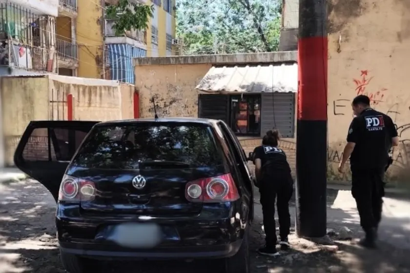 Auto secuestrado.
