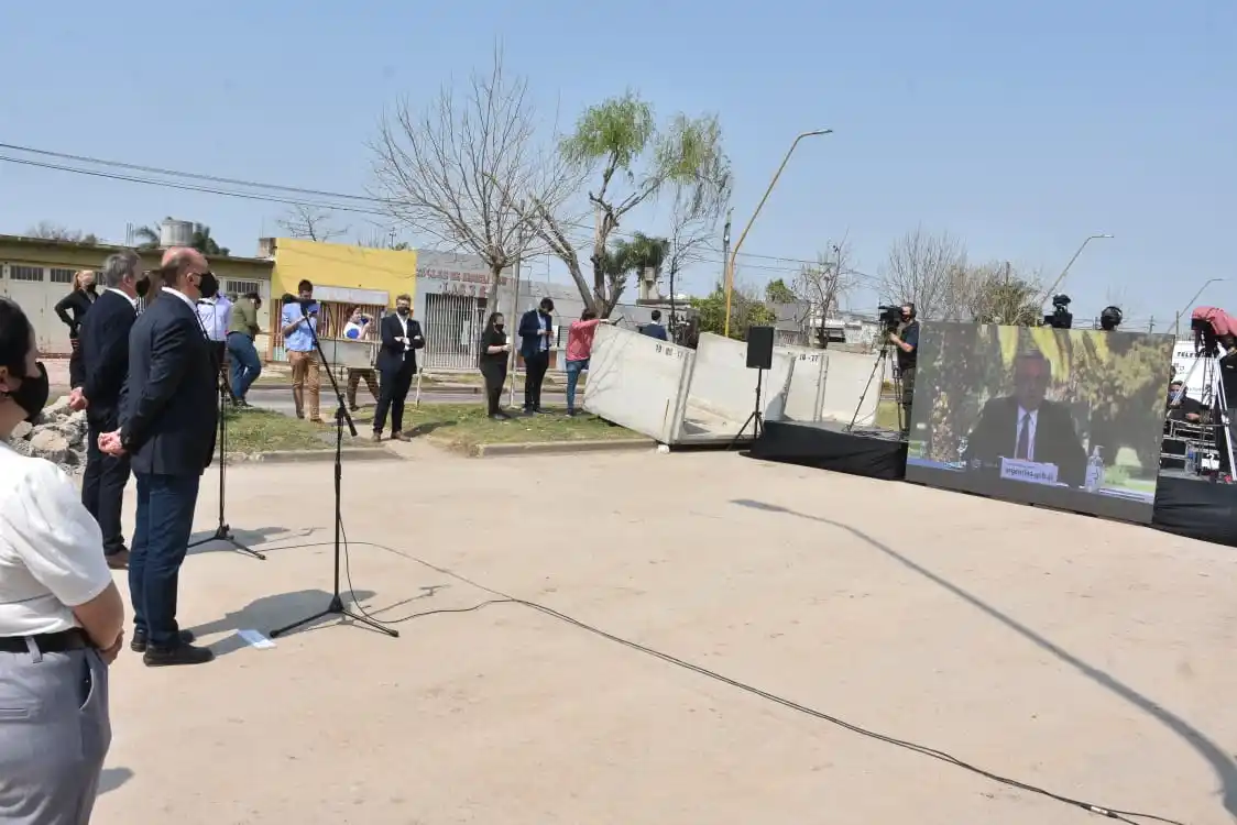 Anuncios de Nación: continuidad del desagüe Espora y los trabajos en ruta 34, los más destacado