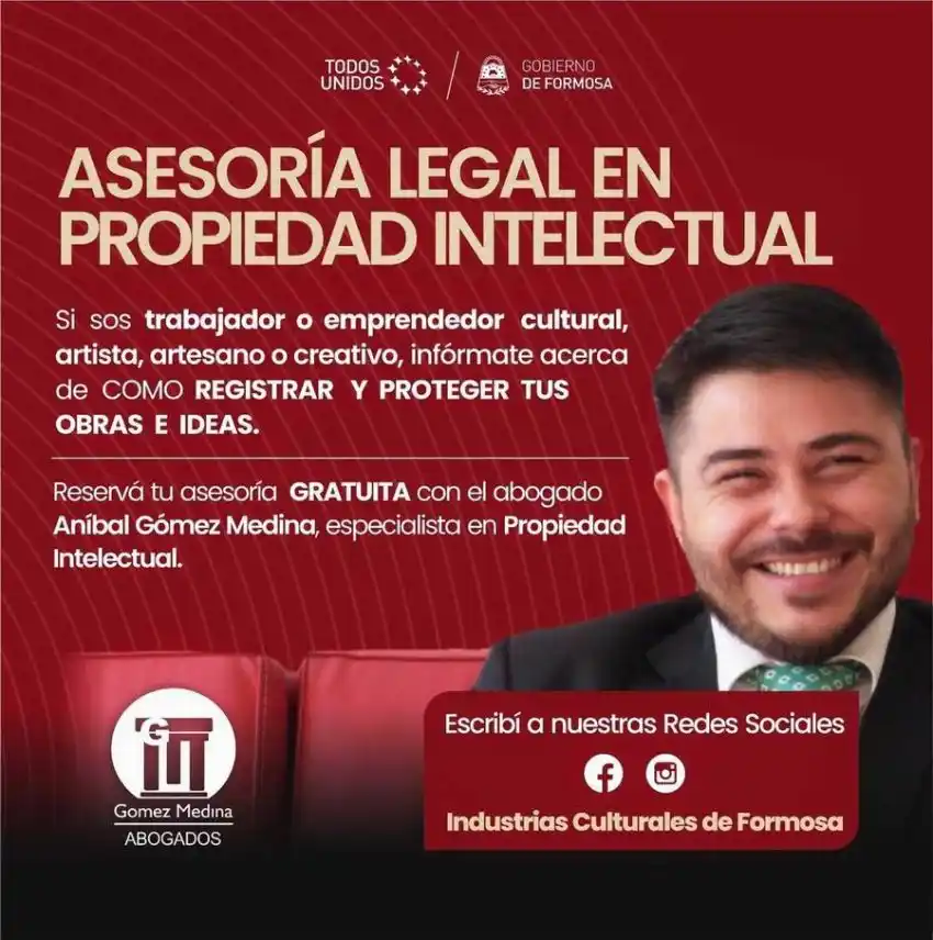 Programa de asesoría legal gratuita sobre propiedad intelectual