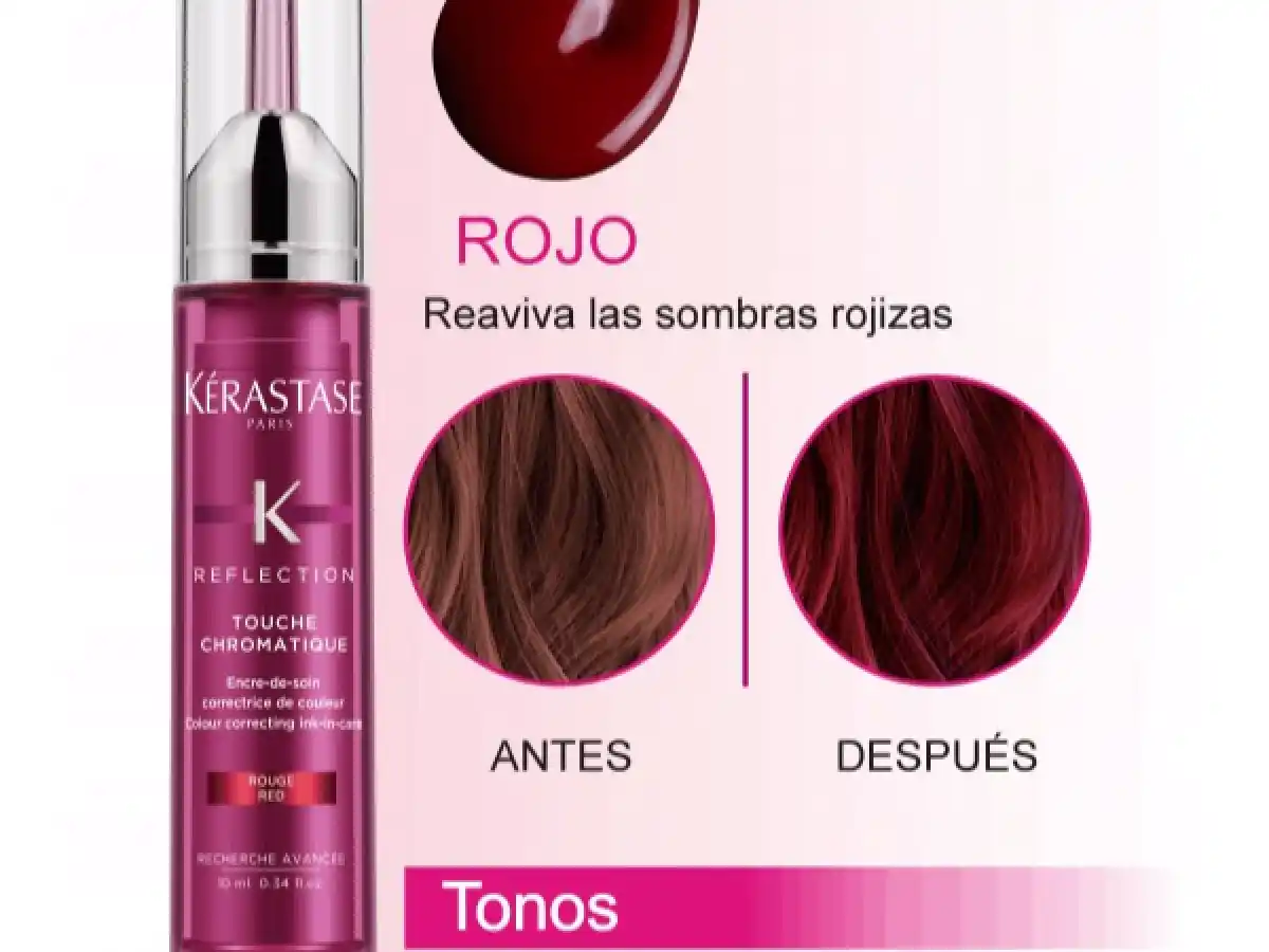 Ahora podés corregir y reavivar el color de tu tintura