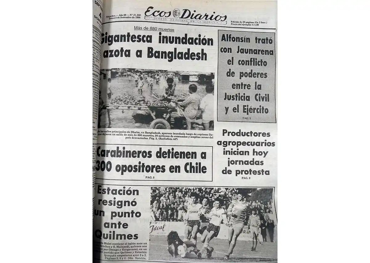 Lunes 5 de septiembre de 1988
