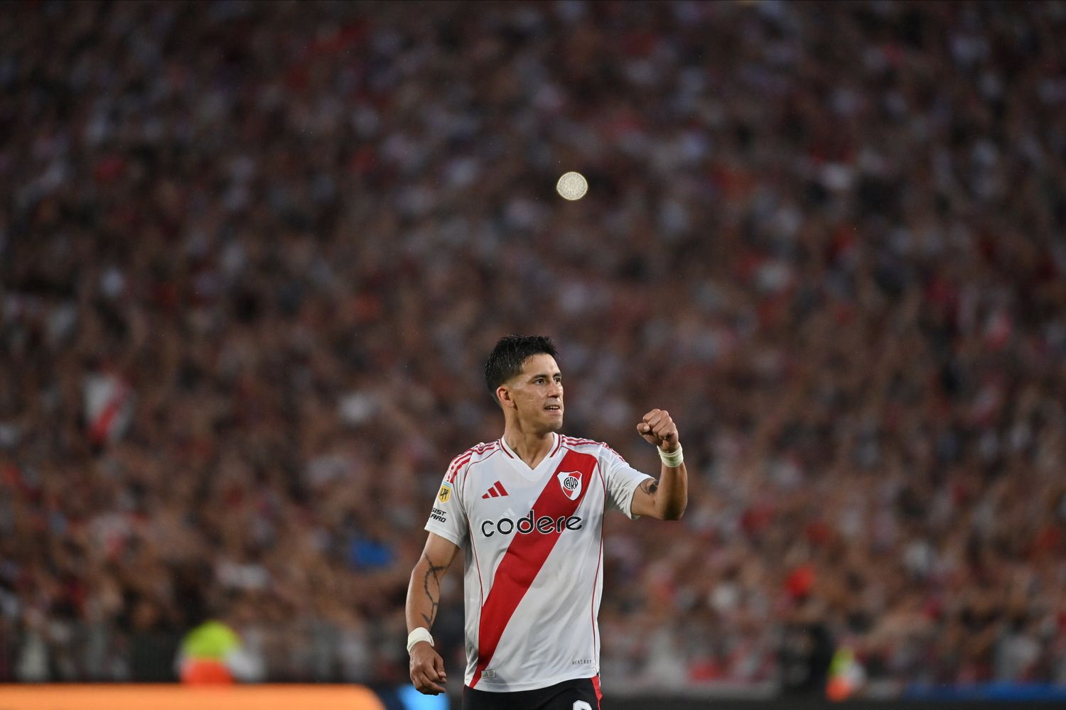 Meza abrió el marcador en el Monumental.