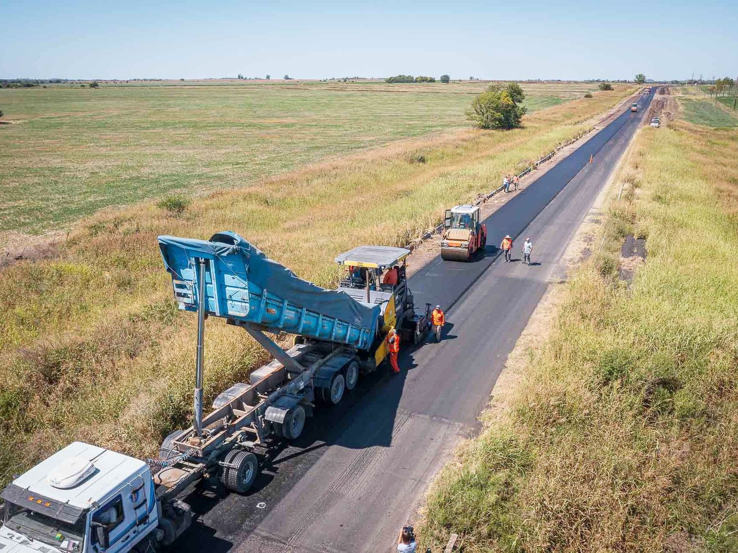 Continúan los trabajos de rehabilitación de la ruta provincial 32