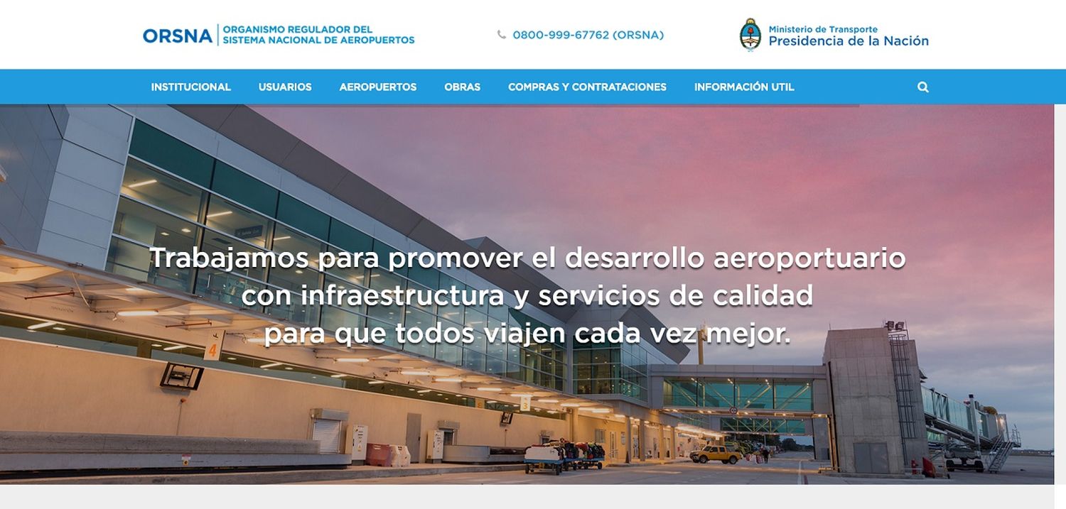 Después de más de 10 años se renovó el sitio web del ORSNA
