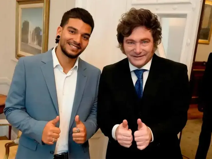 Milei recibió en Casa Rosada a un ex rehén de Hamas liberado tras más de dos años de cautiverio