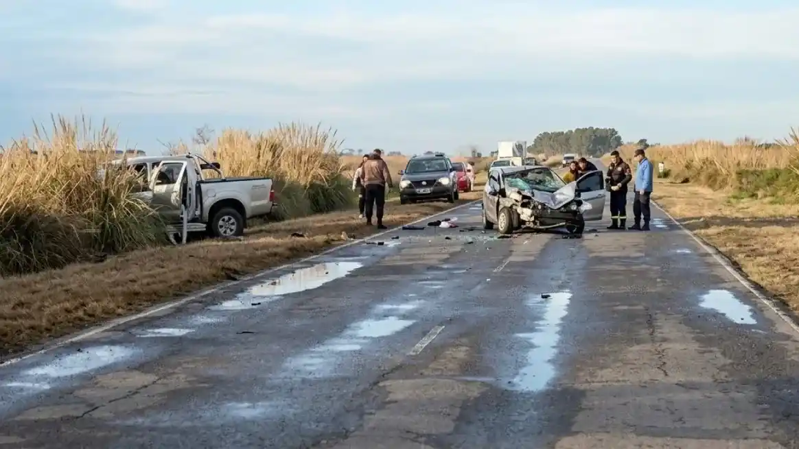 Tragedia en la ruta 14: dos personas murieron tras un choque frontal cerca de Christophersen
