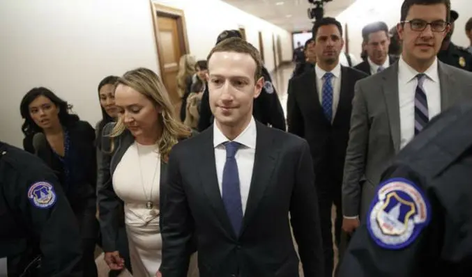 Zuckerberg, optimista antes de testificar ante el Senado