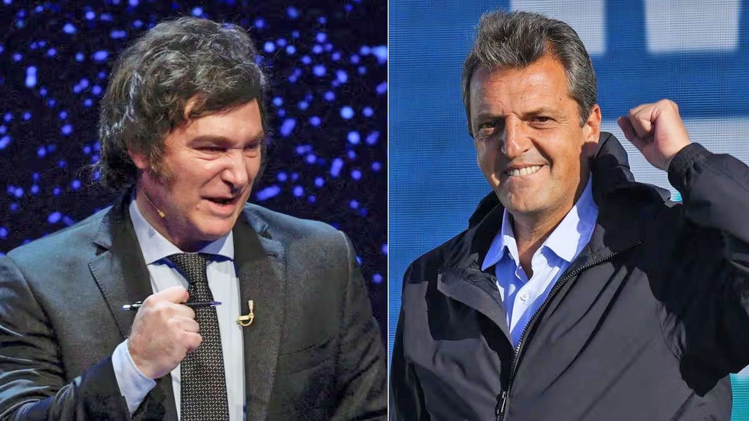 Sergio Massa y Javier Milei se juegan la ropa… de los argentinos