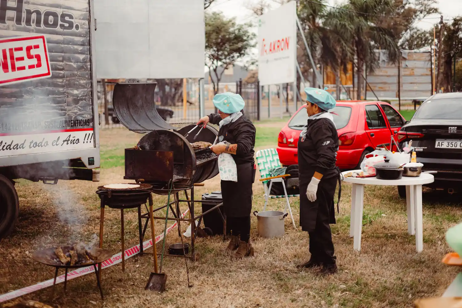 María Pineda y Elda Leticia Gorosito lograron el título en el Primer Encuentro Regional de Asadoras realizado en la ciudad