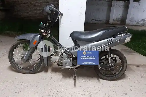 La moto fue robada en 2019