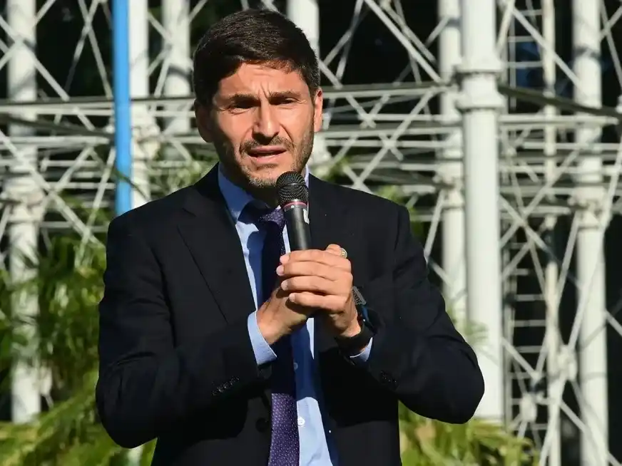 Pullaro: "El gobierno nacional no se puede retirar de la obra pública". Crédito: Flavio Raina