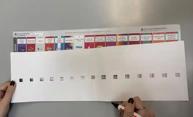 “¿Te gustaría que otro vote por vos?”: el reclamo de las personas ciegas ante la falta de accesibilidad de la boleta única