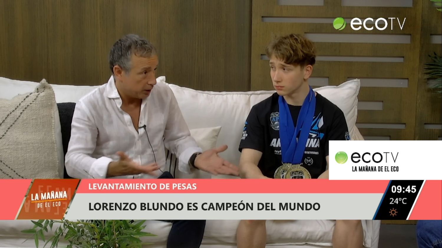 Un tandilense es campeón del mundo de levantamiento de pesas