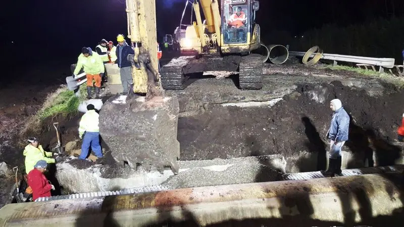 Restablecen la circulación en las rutas 8 y 9 tras reparaciones