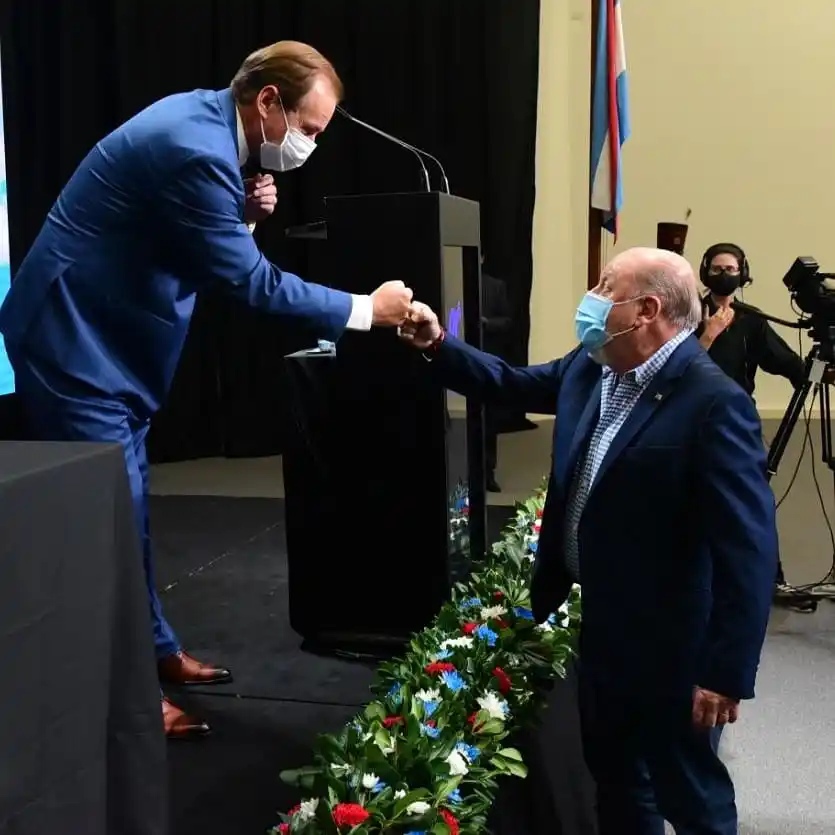 Bordet despidió a Busti: «Dejó una profunda huella de transformaciones»