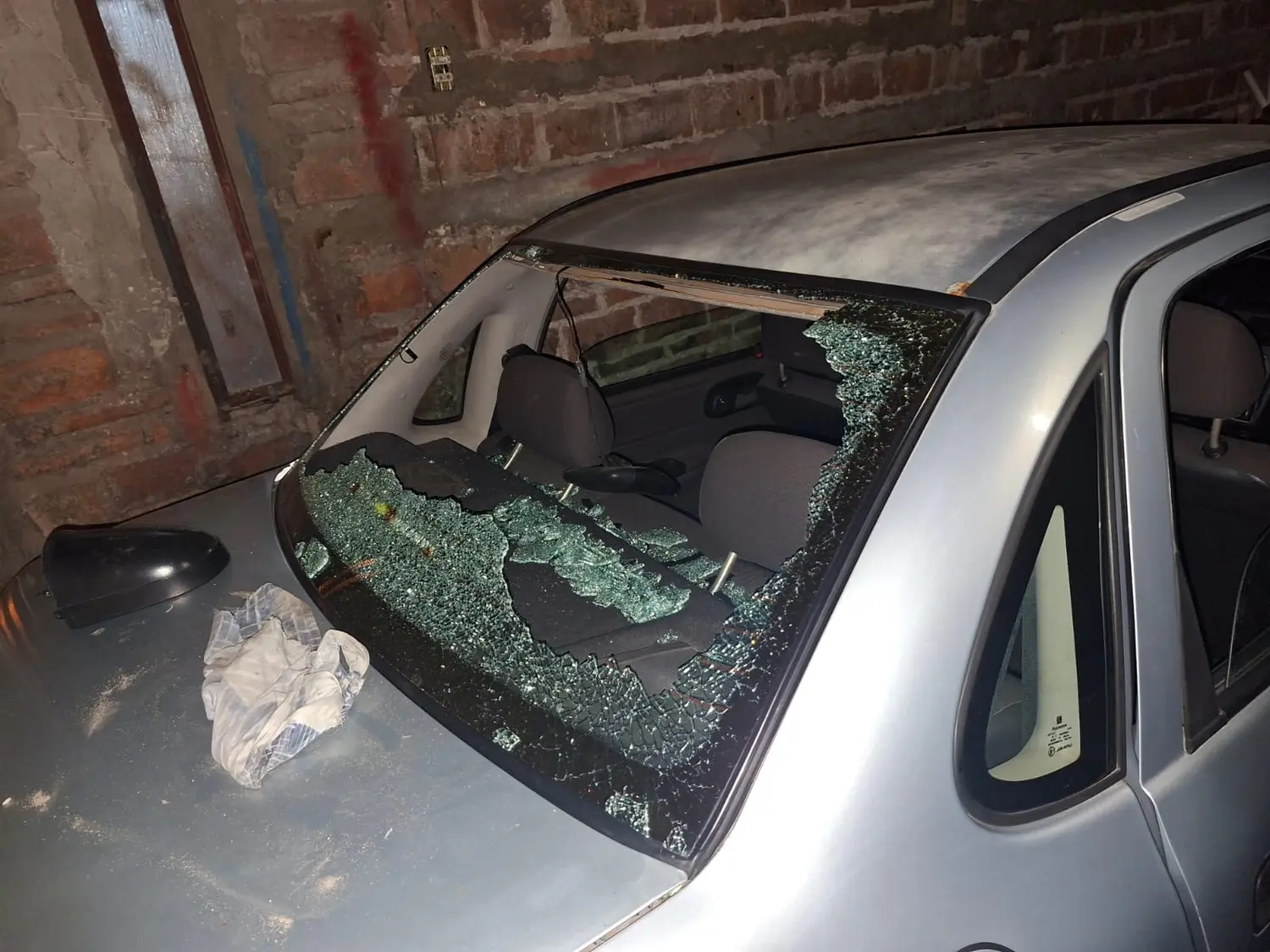 Auto secuestrado.