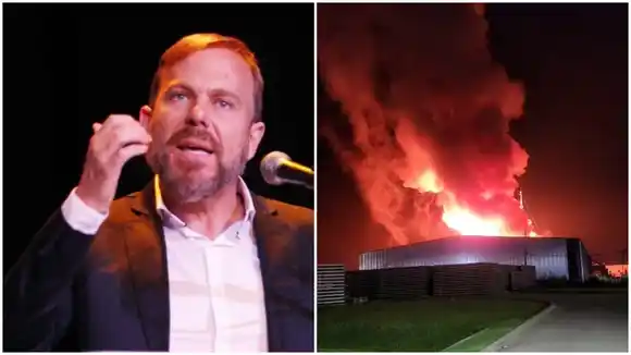 "Estallaron los vidrios de mi casa": el intendente Granados relató cómo fue la impresionante explosión en Ezeiza