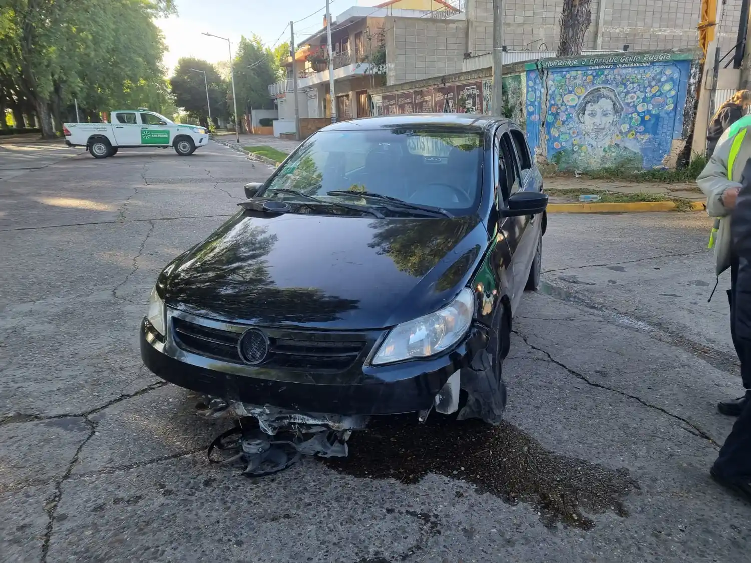 Accidente: cuatro jóvenes trasladados al Hospital