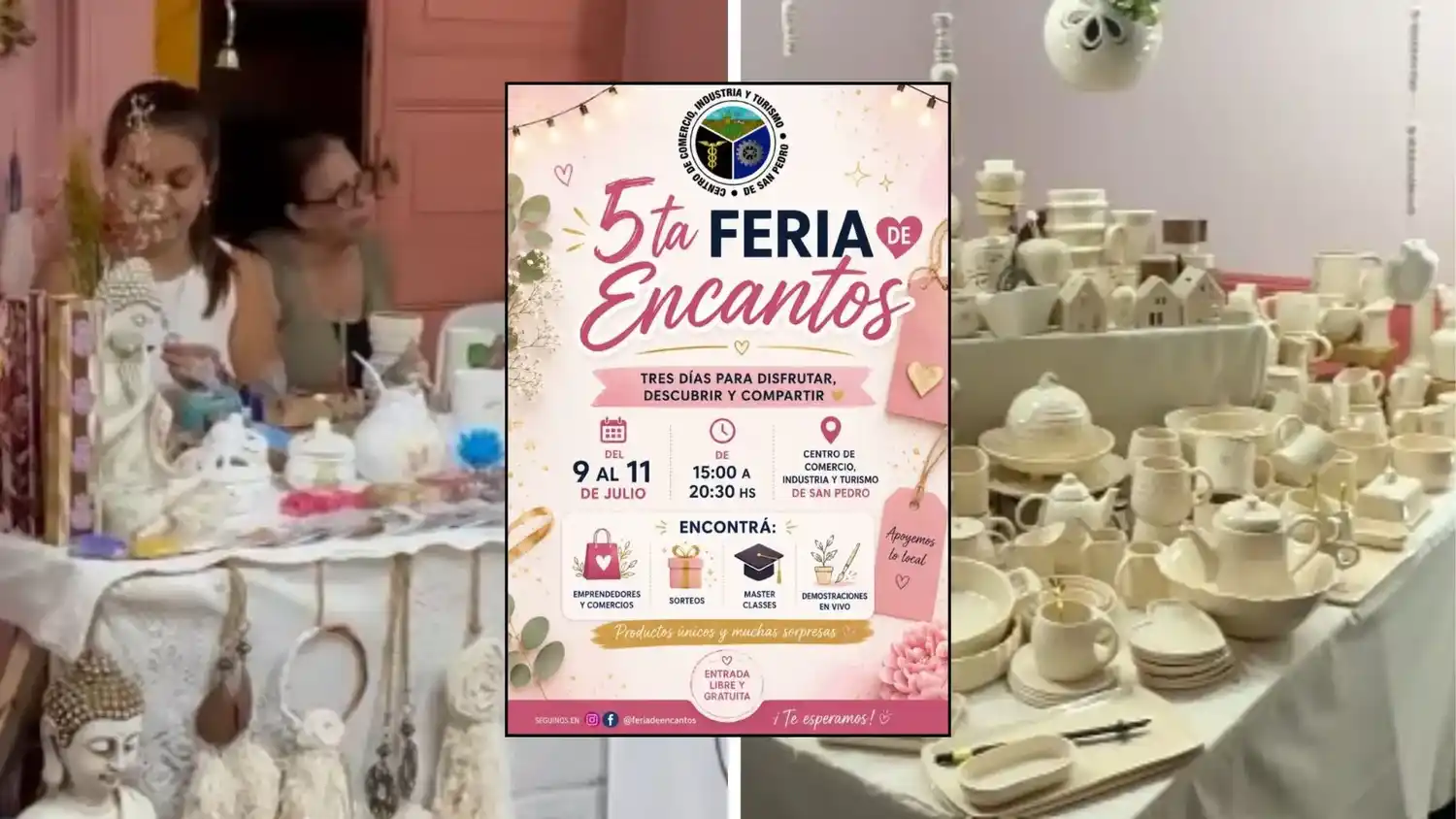 La quinta edición de la Feria de Encantos se realizará entre el 9 y 11 de julio en el Centro de Comercio.