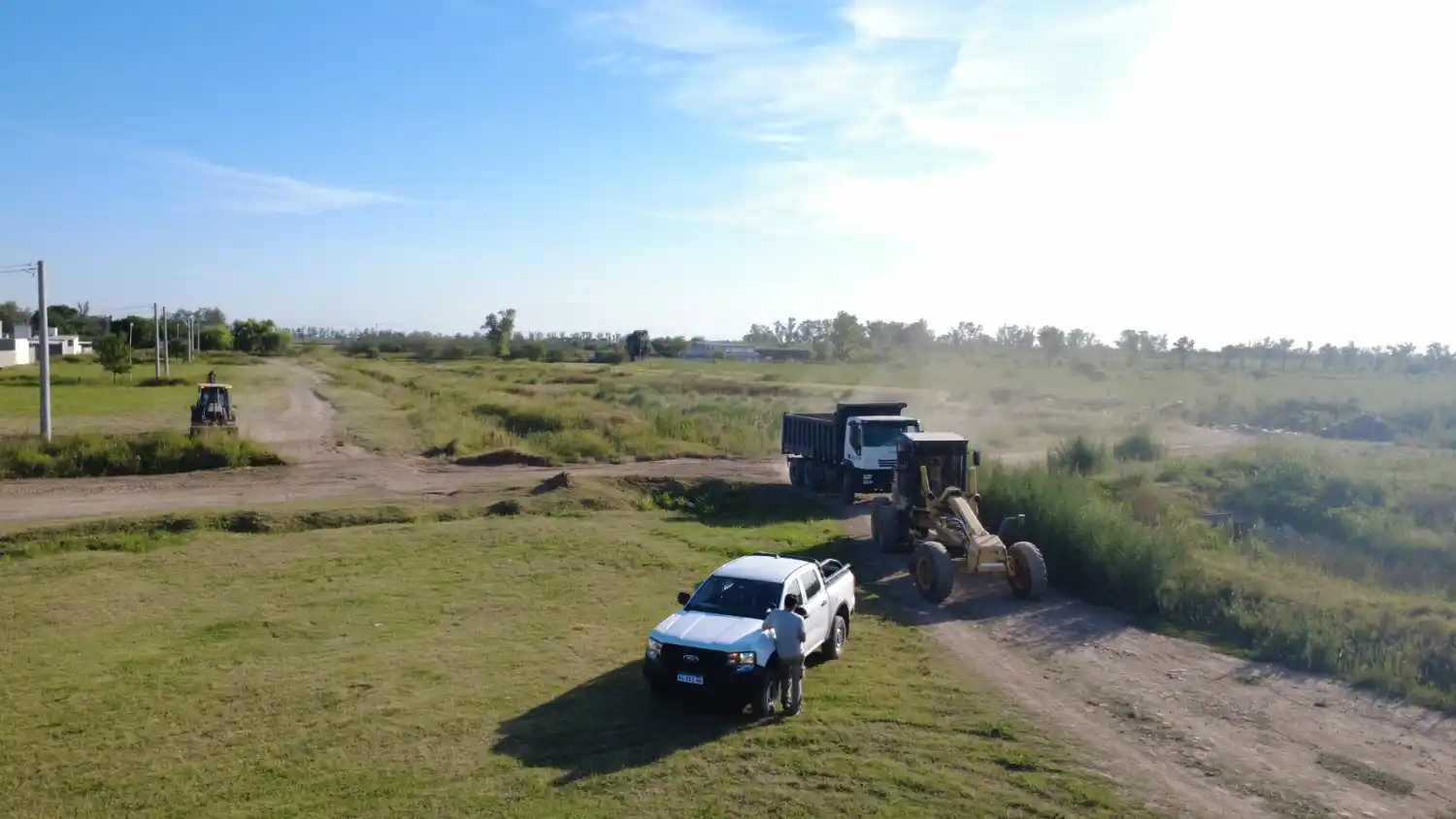 Comenzaron las obras de infraestructura en el Loteo La Arbolada
